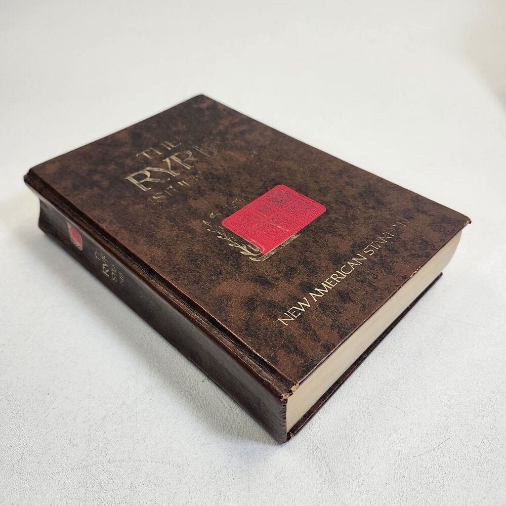 The Ryrie Study Bible New American Standard 1978 Hardcover Red Letter Edition